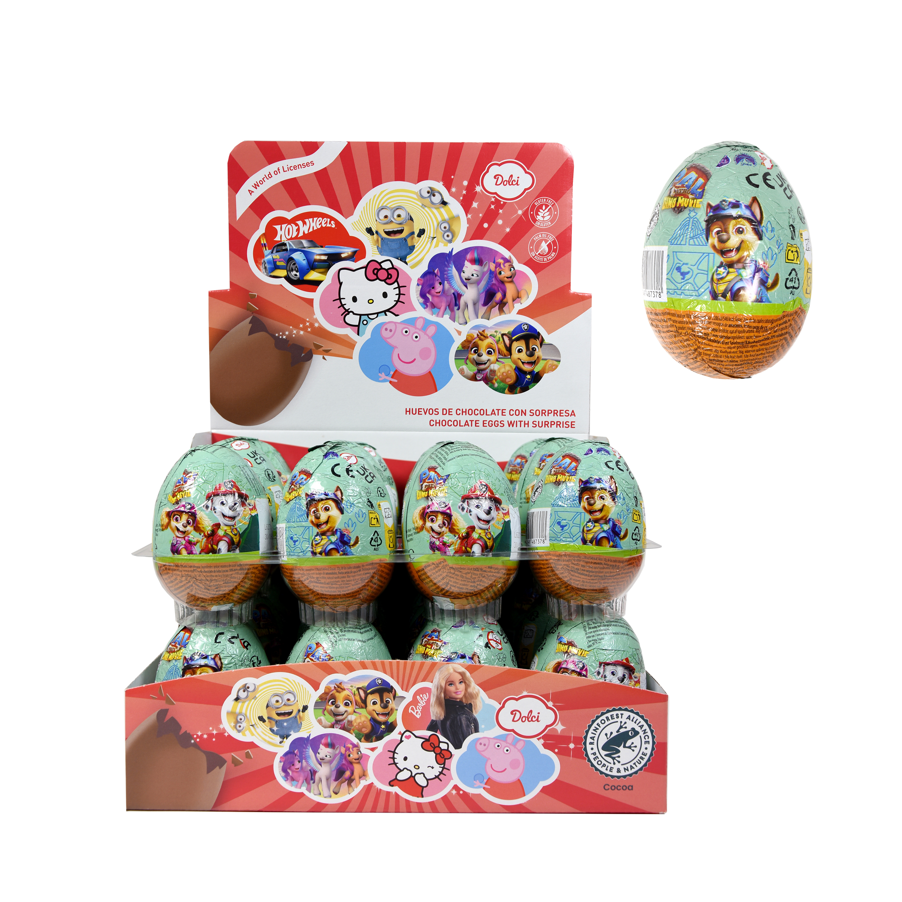 Huevo Paw Patrol. 60 g.